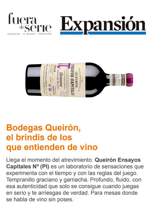 Ensayos Pi, en la revista Fuera de Serie, de Expansión.