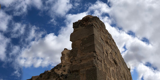 Detalle del castillo de Quel